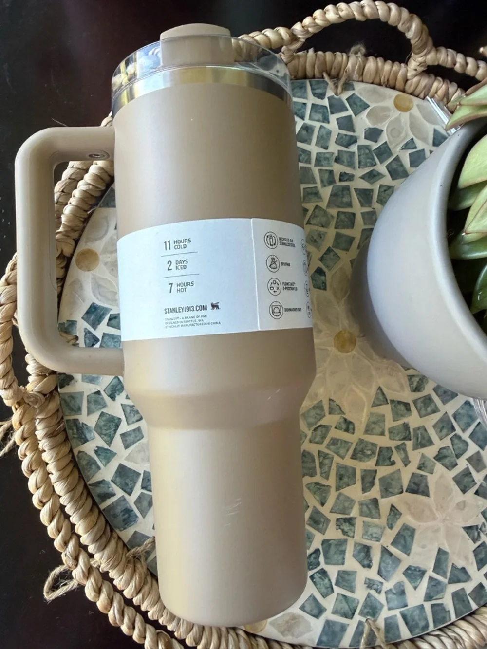Stanley Basic Brown 40oz Tumbler - Picture 2 of 5